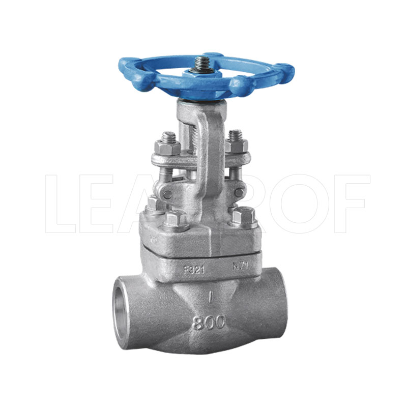 Wrought steel welded shut-off valve