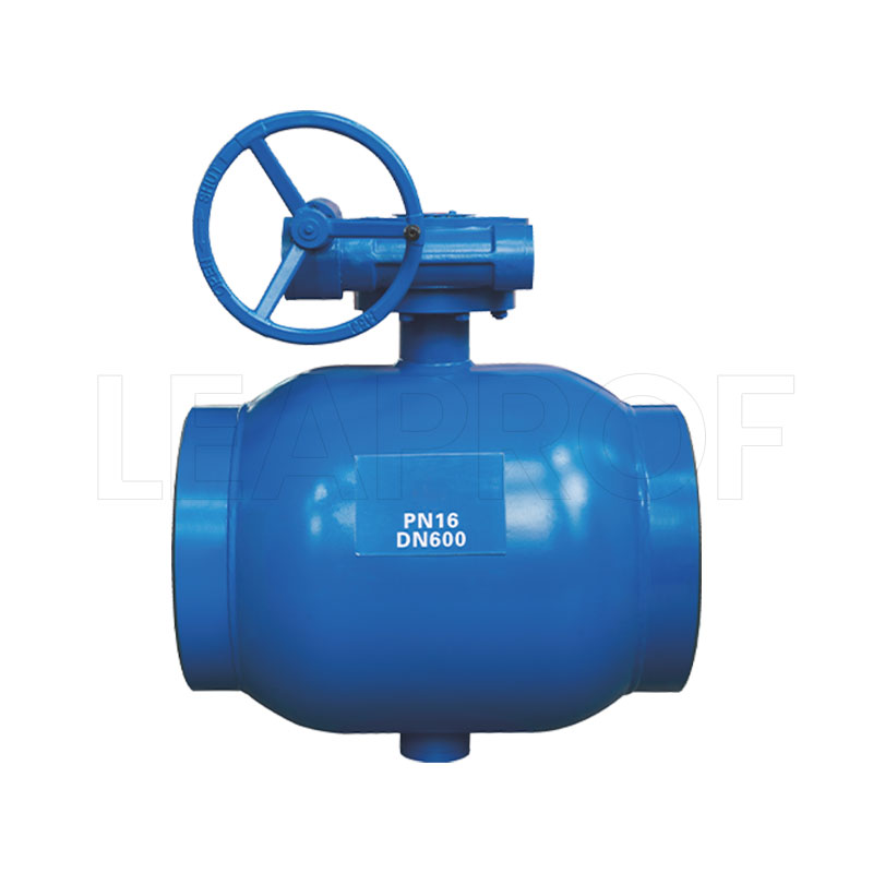 Fully welded ball valve