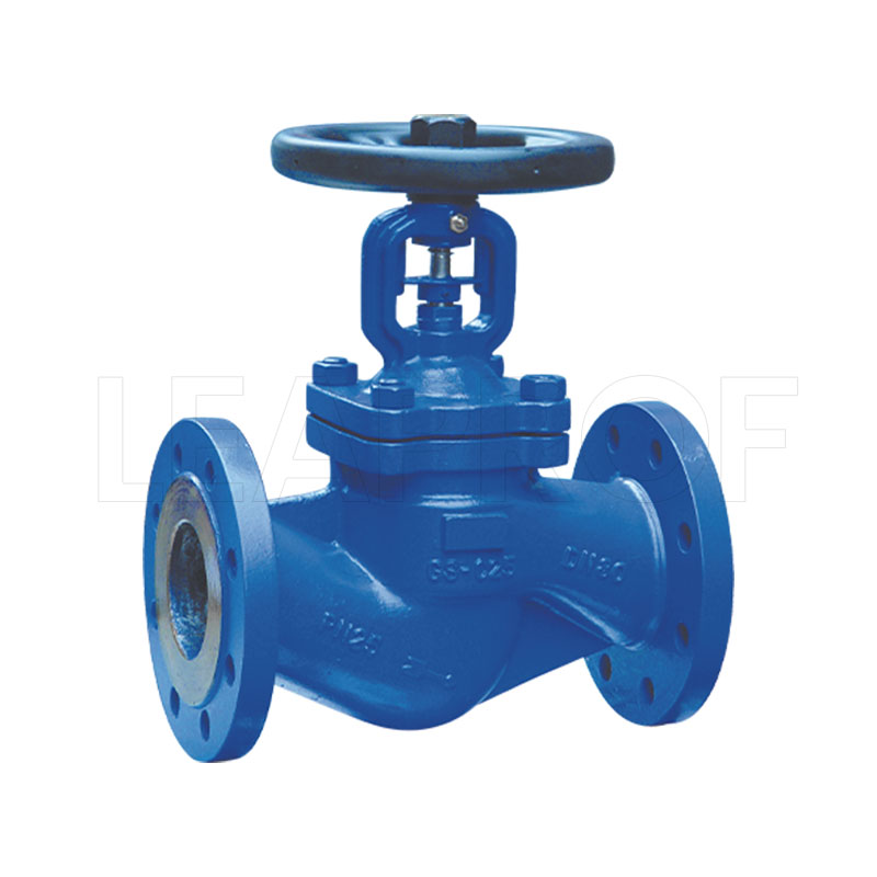 German standard bellows shut-off valve