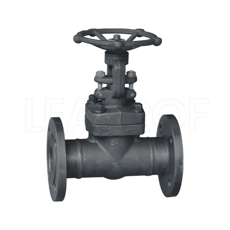 Exercise the flange shut-off valve