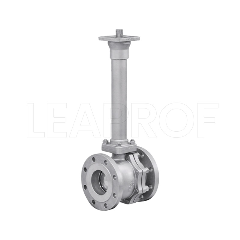 Low-temperature ball valve