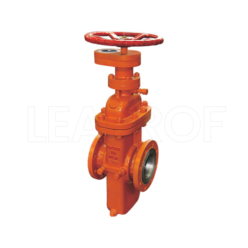 Flat gate valve