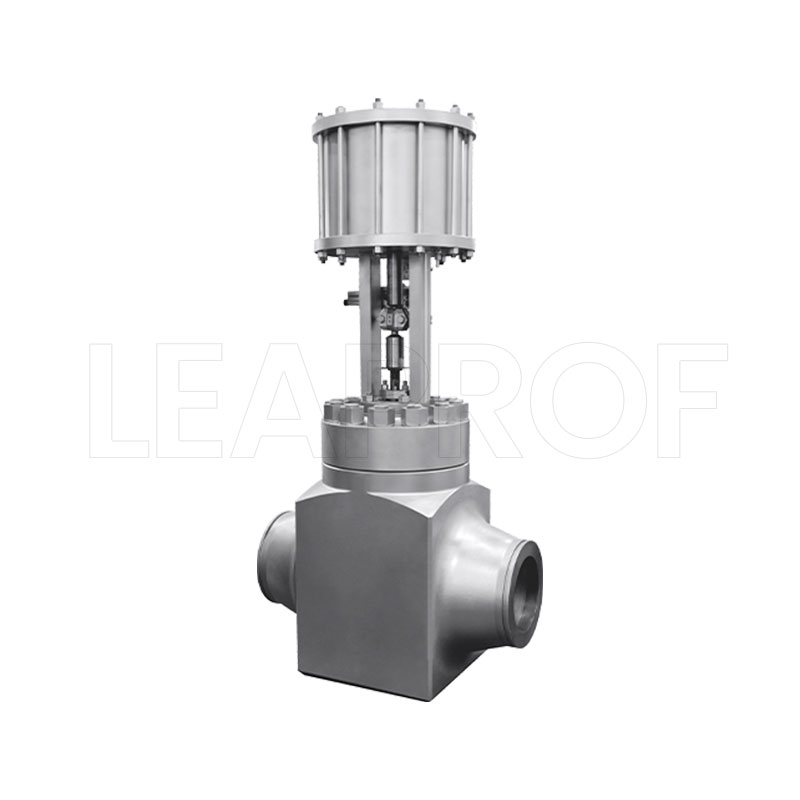 Pneumatic forged steel regulating valve