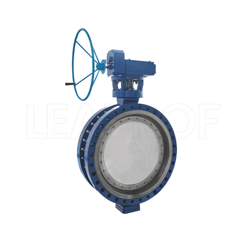 All-metal hard seal flange butterfly valve