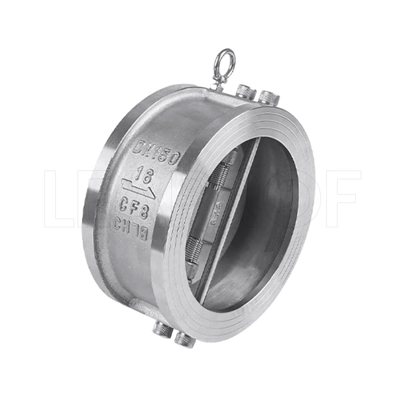 Double-clove check valve