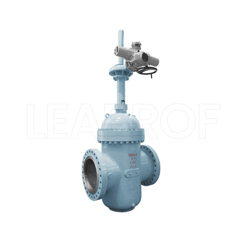 Electric flat gate valve